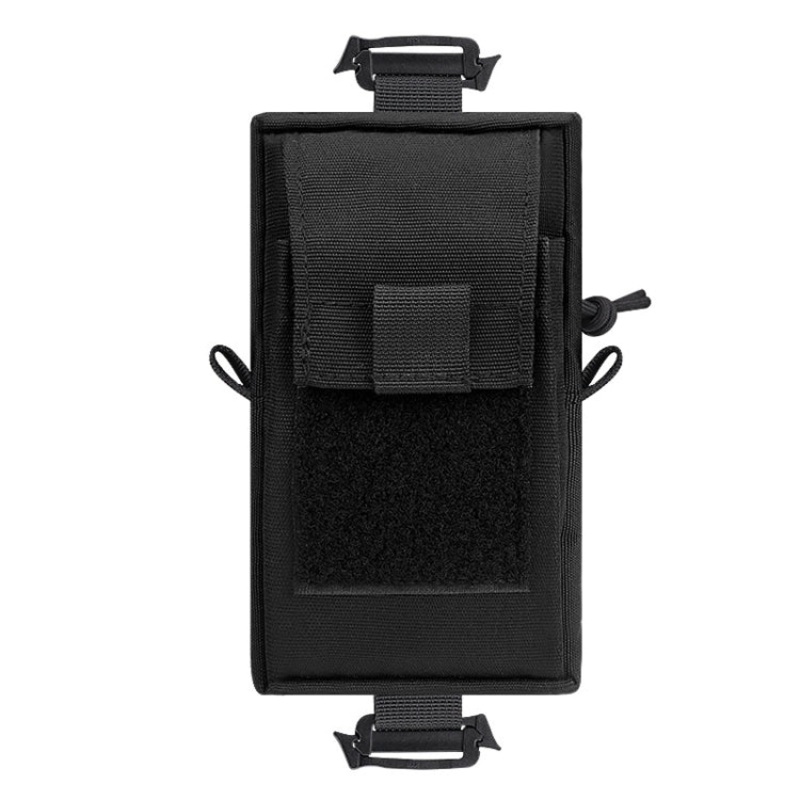 Multi-Functional Outdoor Equipment Shoulder Strap Attachment Bag for Sports Activities (Black)