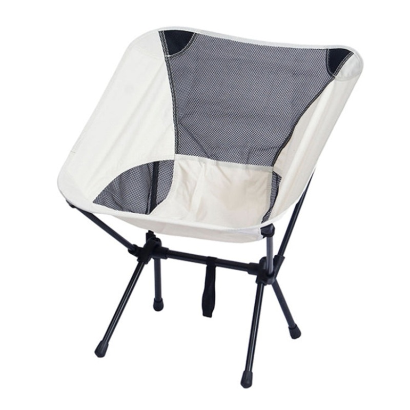 Portable Folding Camping Beach Chair (White)