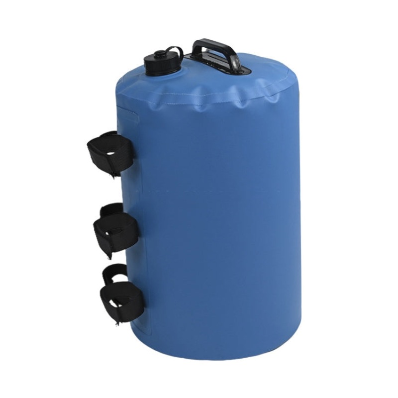 Water and Sand Multi-Function Tent Windproof Fixed Water Bag (Blue) - Size: 24x45cm