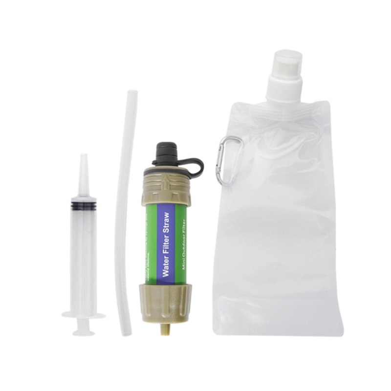Outdoor Camping Sewage Filter Purifier (Light Green)