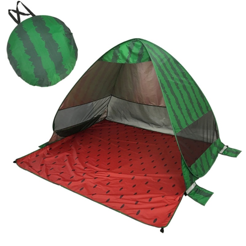 Automatic Instant Pop Up Tent Portable Beach Tent - Watermelon (Size: )