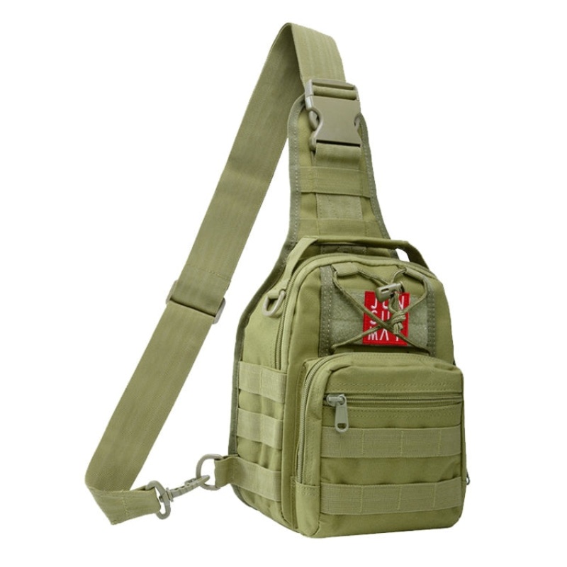Waterproof Outdoor Sports Chest Pack Crossbody Bag (Army Green)