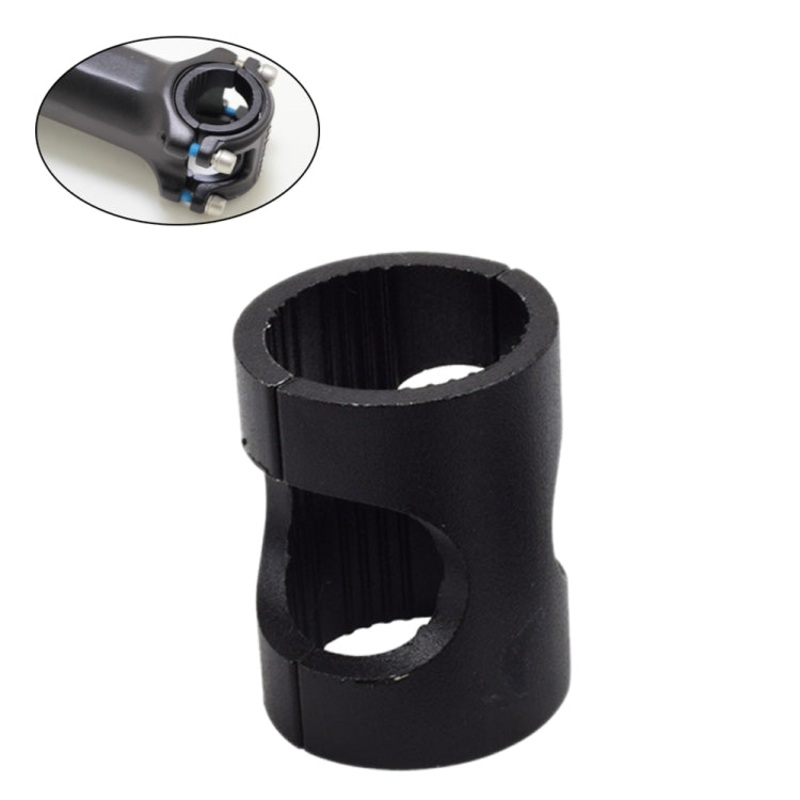 FMFXTR Bicycle Handlebar Diameter 25.4mm to 31.8mm Reducing Sleeve(Black)