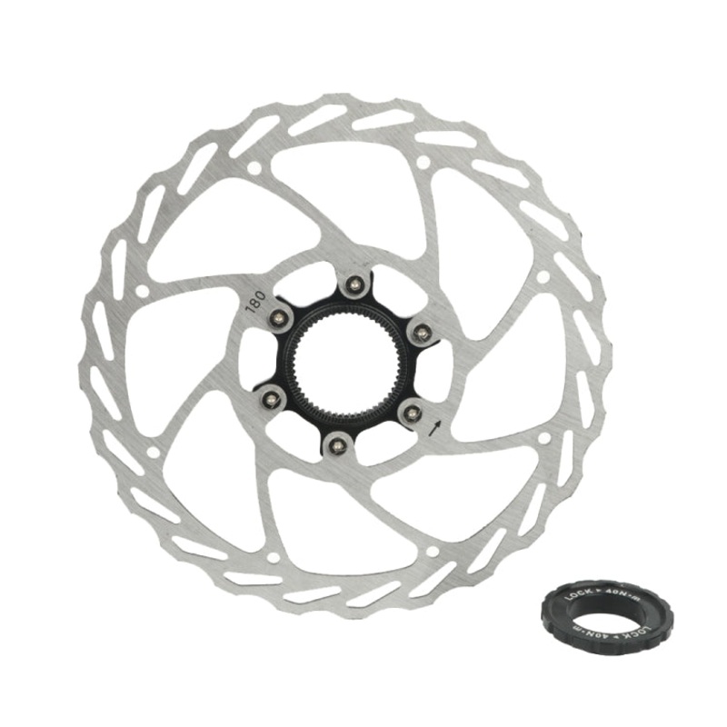 RACEWORK RS6 Mountain Bike Mid-lock Discs, Diameter: 180mm