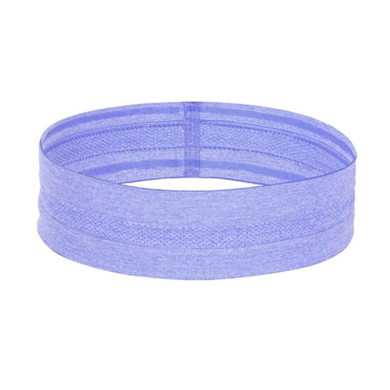 T1 Outdoor Sports Sweat Guide Headband(Light Purple)