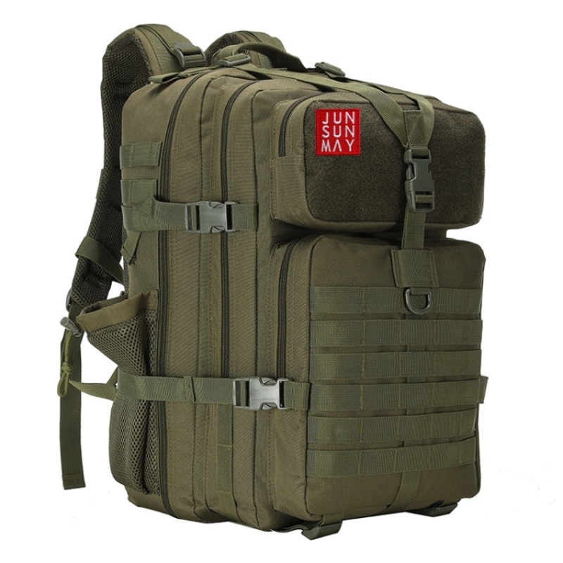 Large Capacity Waterproof Outdoor Camping Hiking Backpack (Army Green)