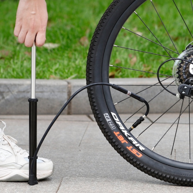 Portable High Pressure Bicycle Pump (Black)
