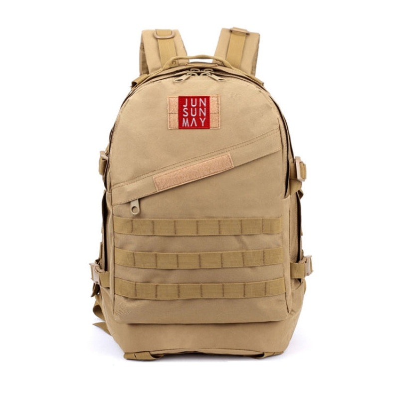 Waterproof Outdoor Molle Rucksack Backpack Camping Hiking Bag (Khaki) 40L