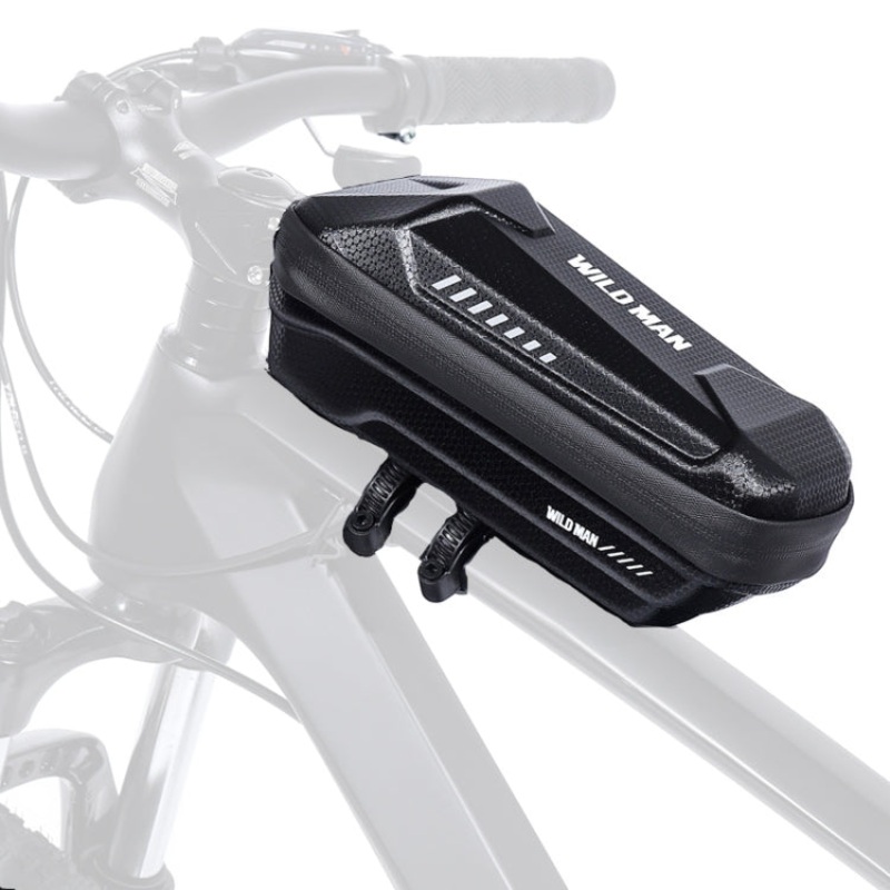 Bicycle EVA Hard Shell Front Beam Bag x 1L (Black)
