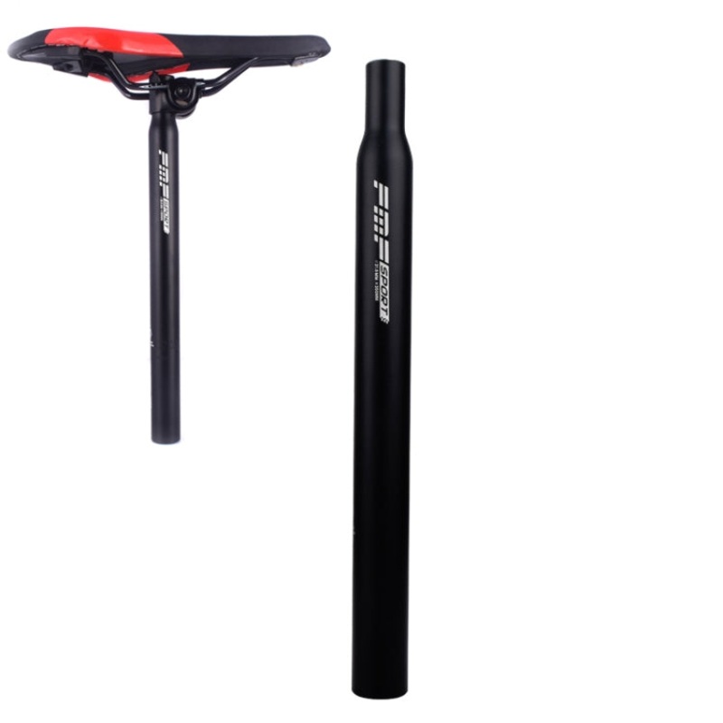 FMFXTR Aluminum Alloy Mountain Bike Extended Seat Post, Specification:31.6x350mm(Black)
