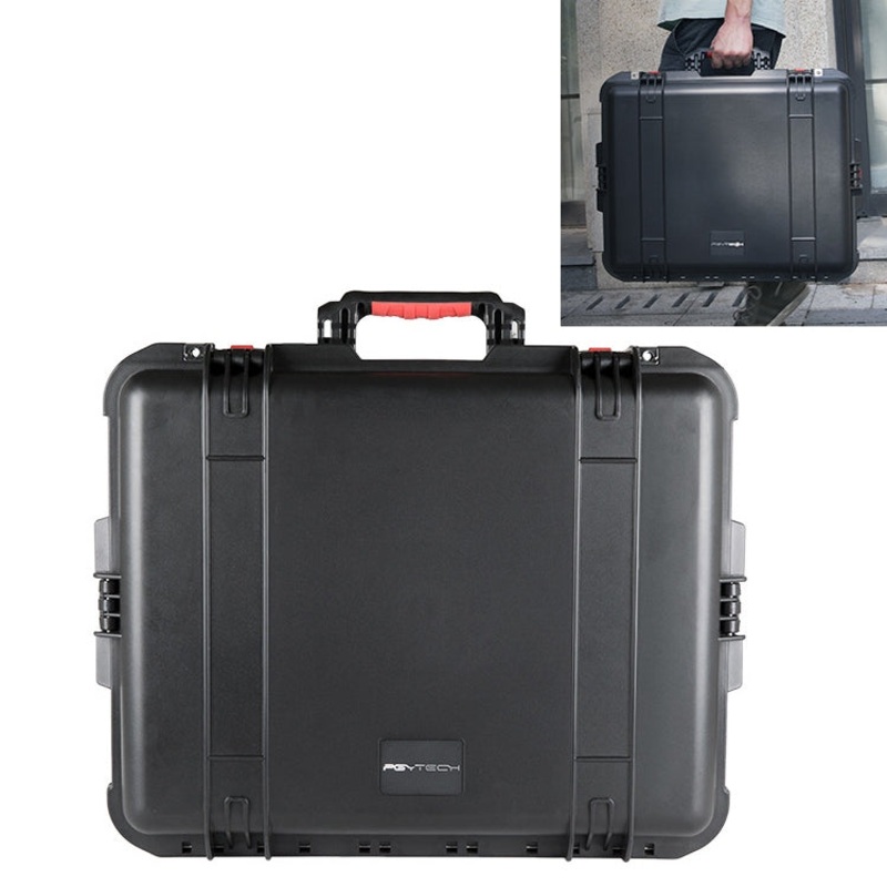 PGYTECH P-RH-001 Shockproof Waterproof Explosion-proof Hard Box Carrying Case for DJI Ronin-S, Size: 63.4x50.3cm (Black)