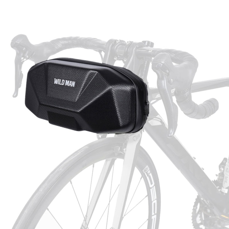 Waterproof EVA Hard Shell Bicycle Head Bag (Black)
