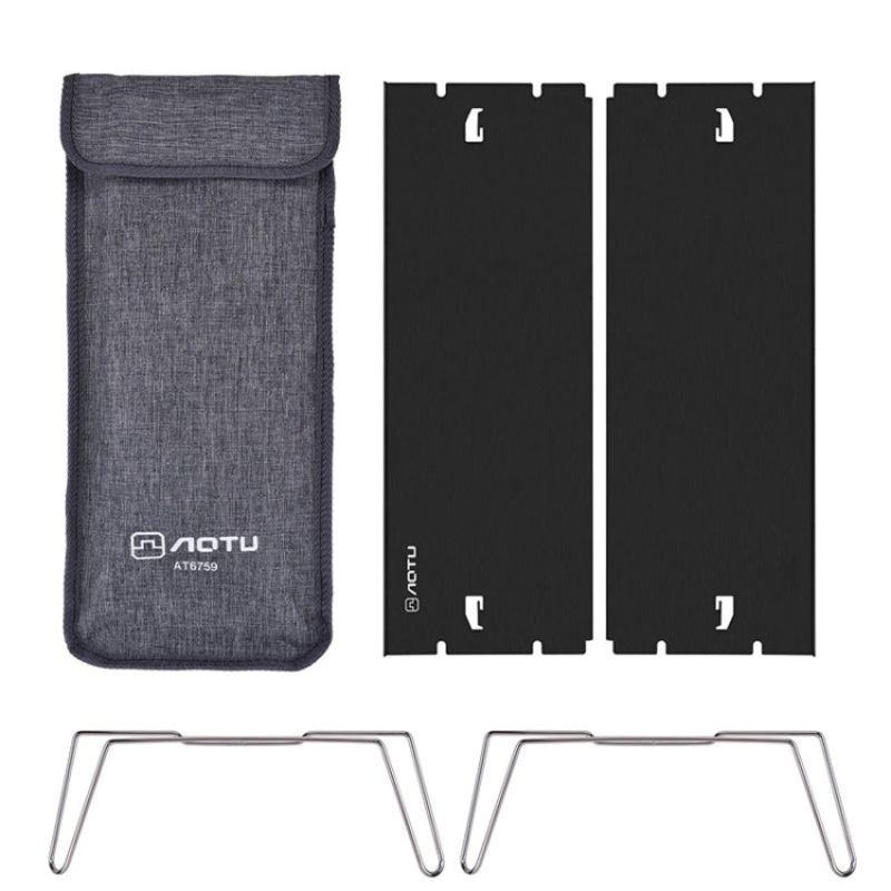 Outdoor Ultra-light Portable Folding Small Table (Black)