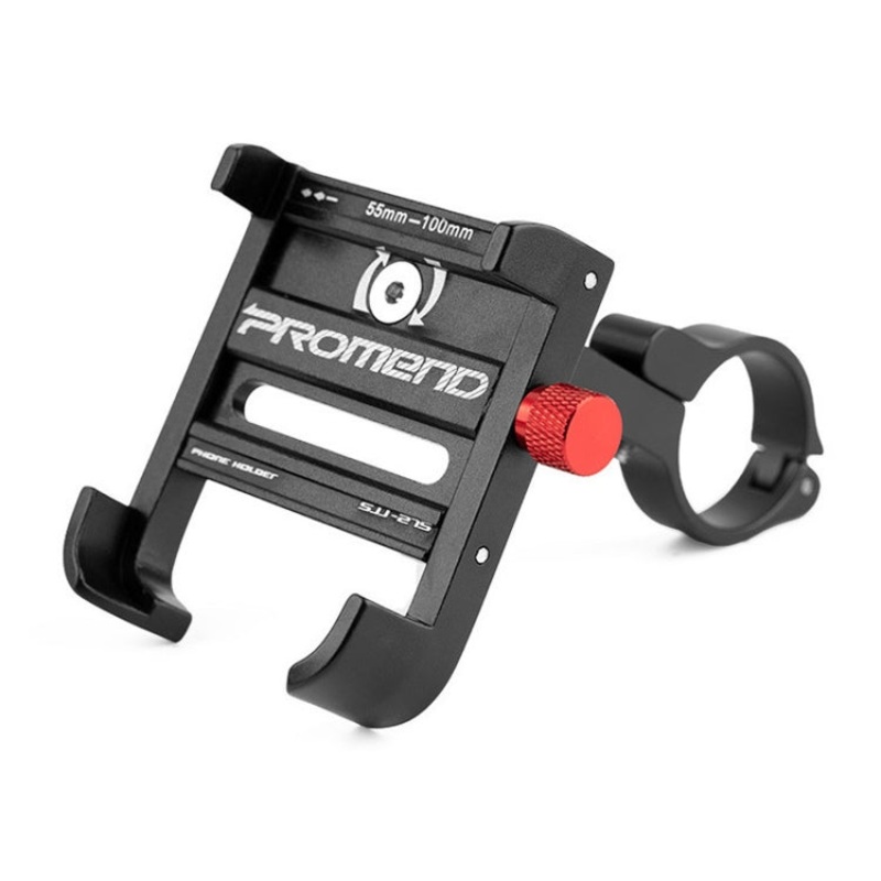 Bicycle Aluminum Alloy Phone Holder for Handlebar (Black)