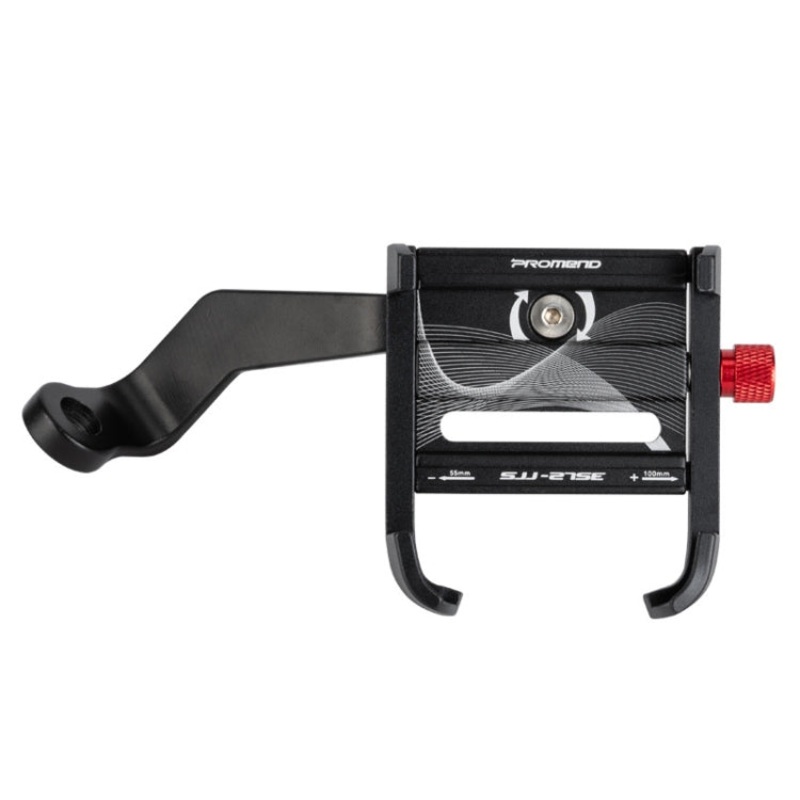 Bicycle Aluminum Alloy Phone Holder for Handlebar - Black (small)