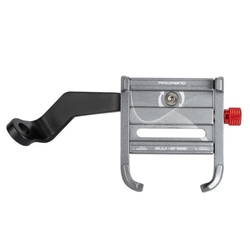 Bicycle Aluminum Alloy Phone Holder for Handlebar (Titanium)