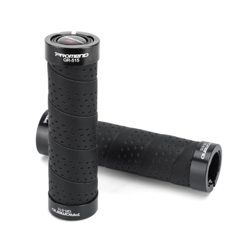 PROMEND GR-515 1 Pair Shock-absorbing Anti-skid Mountain Bike Grips Cover (Black)