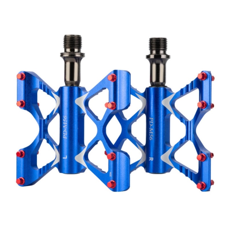 PROMEND PD-M56 1 Pair Mountain Bicycle Aluminum Alloy 3-Bearings Pedals (Blue)