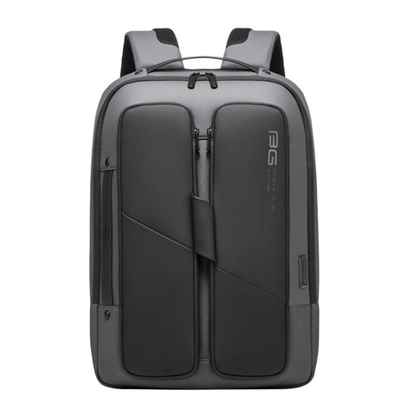 Waterproof Anti-theft Backpack with USB Port Grey (46 x 32 x 14cm) for Men