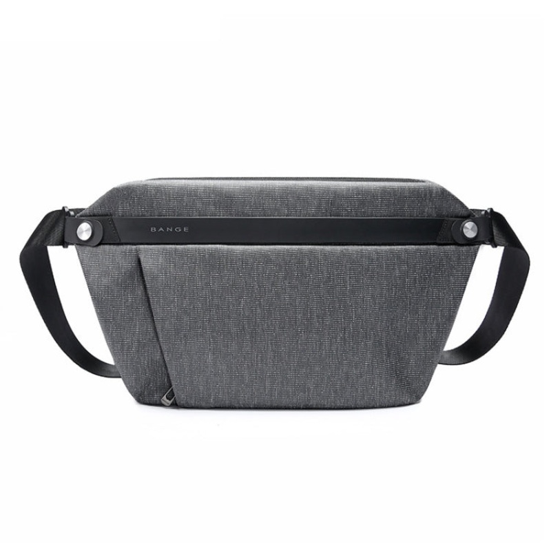 Waterproof Men Crossbody Chest Bag (Grey)