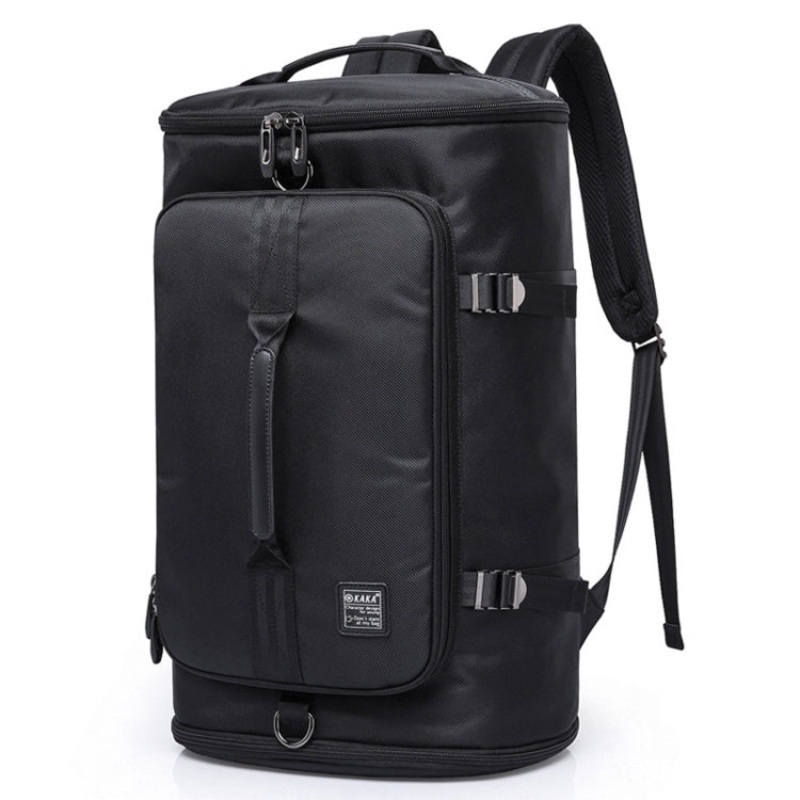 Waterproof Men Oxford Cloth Laptop Backpack 16 inch (Black)