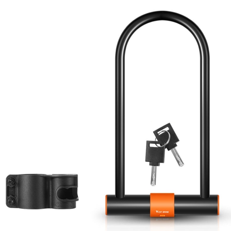 Bicycle Carbon Steel Anti-Shear Anti-Theft U-Lock (Only Lock)
