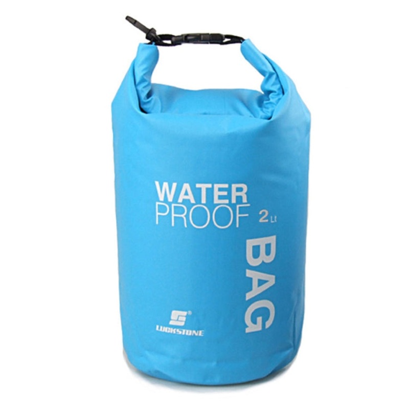 2L Outdoor Scratch-resistant Wear-resistant Swimming Waterproof Bag (Blue)