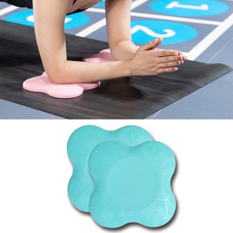 Flat Support Elbow Pads Yoga Knee Pads (Lake Blue)