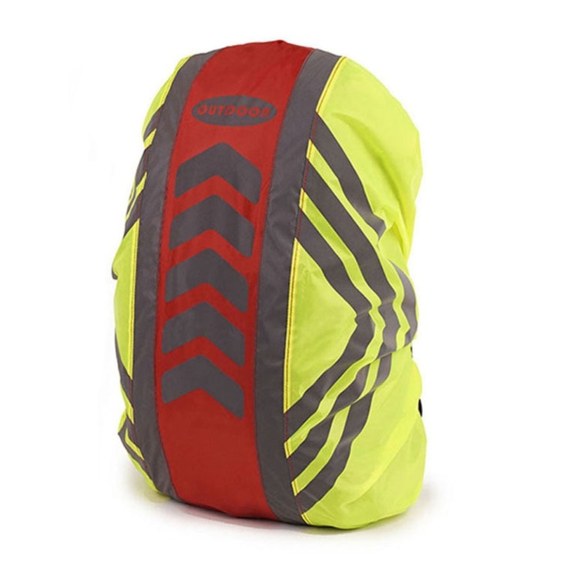 Luminous Pattern Rain Cover for Outdoor Backpack (Red) Size: L 45-55L