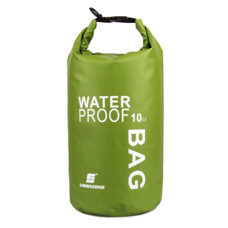 Waterproof Outdoor Rafting Swimming Bag 10L (Green)