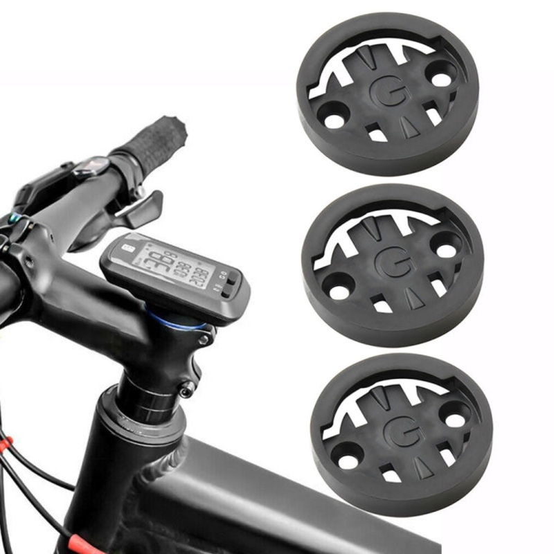 3 Pcs Mountain Road Bike Stopwatch Conversion Seat for Garmin (Black)