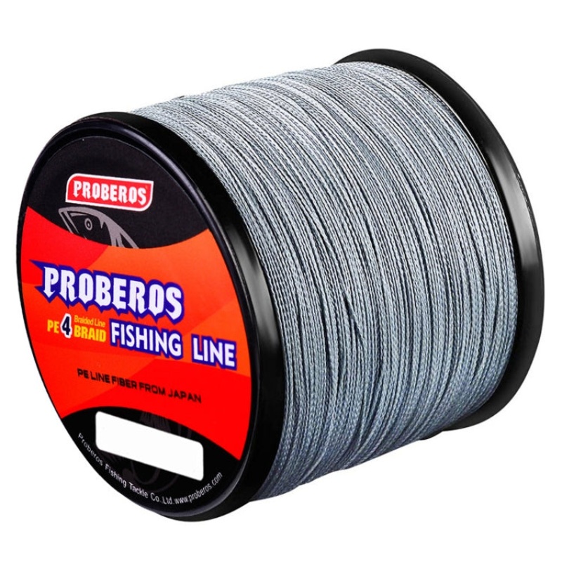 PROBEROS 4 Edited 300M Fish Line, Line number: 6.0 / 60LB(Grey)