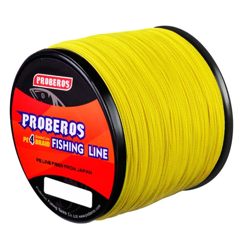 PROBEROS 4 Edited 300M Fish Line, Line number: 7.0 / 70lb(Yellow)