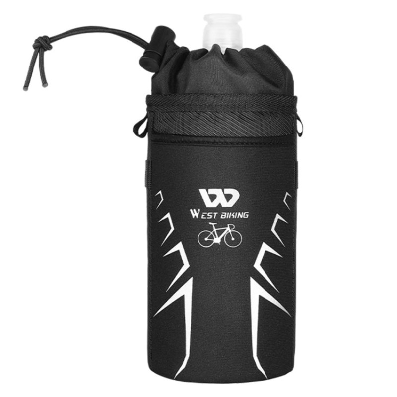 Bicycle Insulated Water Bottle Bag (Black)