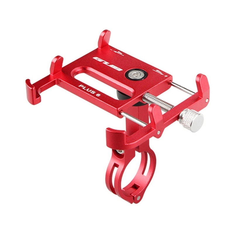 Aluminum Alloy MTB Bike Bicycle Phone Holder (Red)