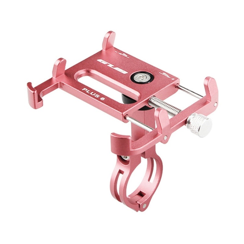 Aluminum Alloy MTB Bike Bicycle Phone Holder(Rose Gold)