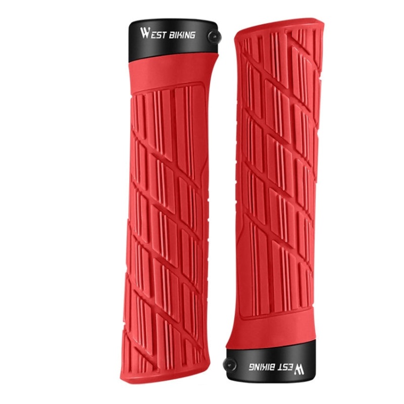 Bicycle Anti-Skid and Shock-Absorbing Comfortable Grip Cover (Red)