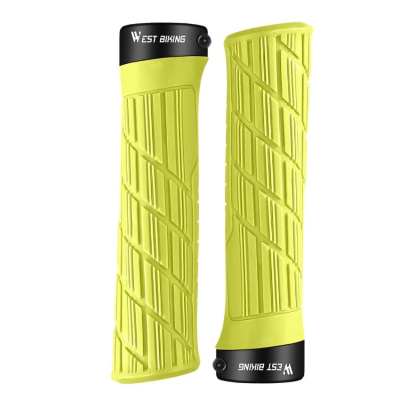 Bicycle Anti-Skid and Shock-Absorbing Comfortable Grip Cover (Yellow)