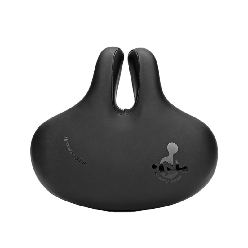Bike No Nasal Seat Mountain Bike Saddle Comfortable Shock Absorption Bicycle Outdoor Cycling Accessories Saddle(Black)