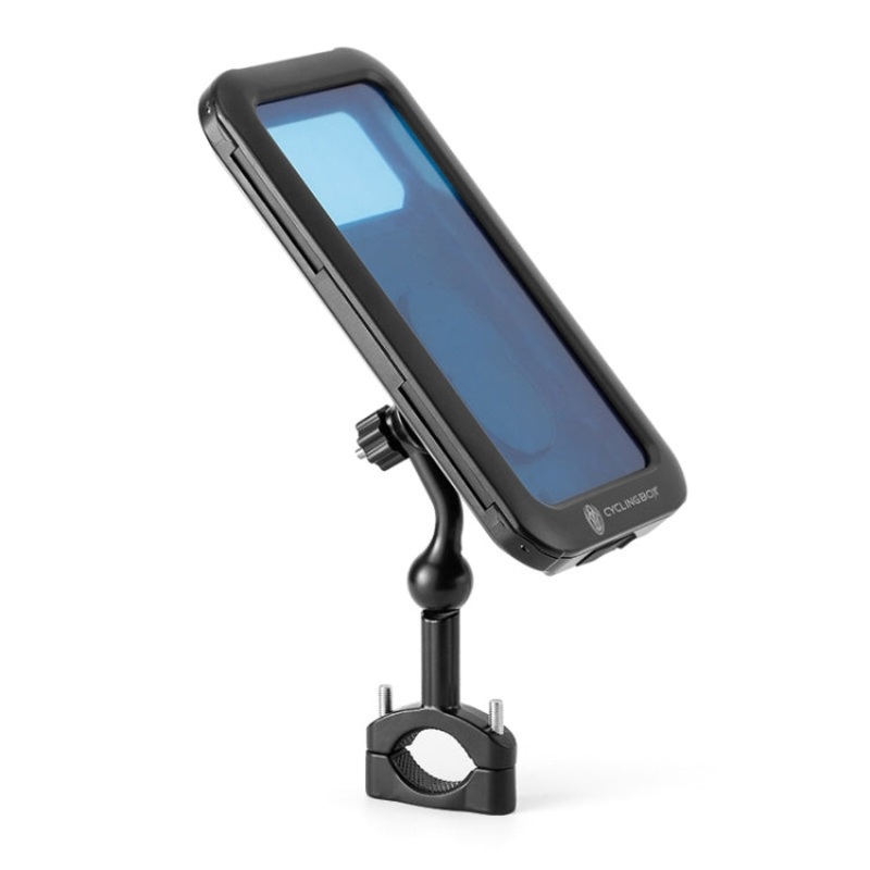 Waterproof Bicycle Mobile Phone Bracket Bag for Cycling (Black)