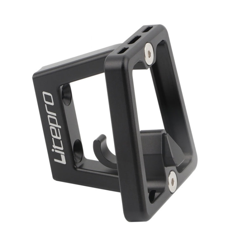 Aluminum Alloy Front Shelf Installed Seat for Litepro Split Pig Nose Rest (Black)