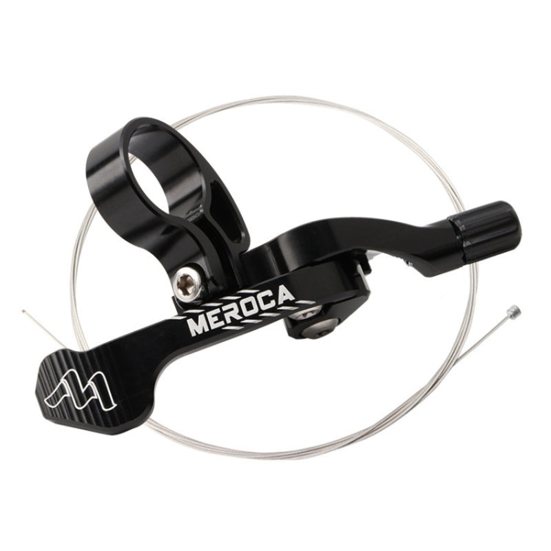 MEROCA Bicycle Telescoping Pipeline Controller Lifting Sitting Pipeline Control Switch(Black)