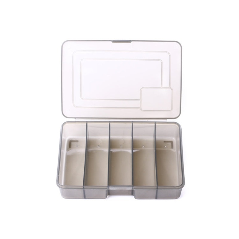 HENGJIA qt051 5 Grids Fishing Tackle Box Storage Box, Size: Small