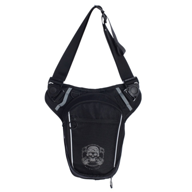 Waterproof Outdoor Sports Leg bag Crossbody Bag (Black)