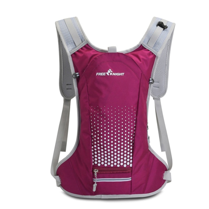 Cycling Water Bag Vest Hiking Equipment Backpack (Rose Red)