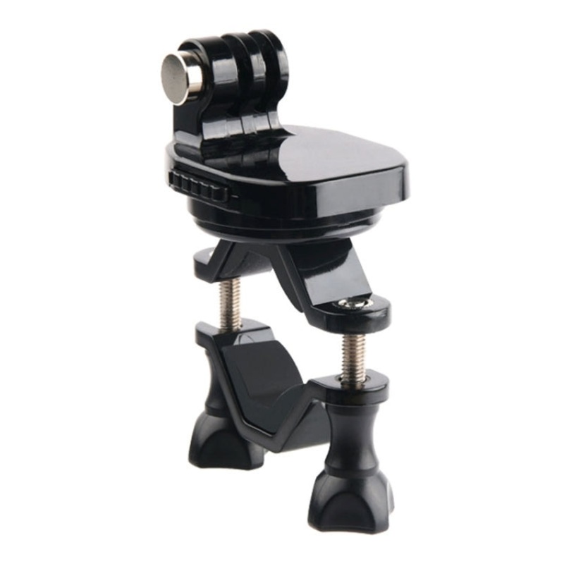 GP433 Bicycle Motorcycle Handlebar Mount for GoPro, Insta360, DJI and Other Action Cameras (Black)