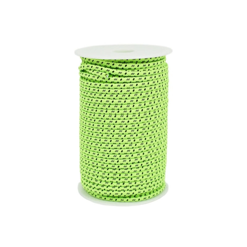 Luminous Tent Rope Outdoor Rescue Lashing Rope 4mm x 50m (Green)