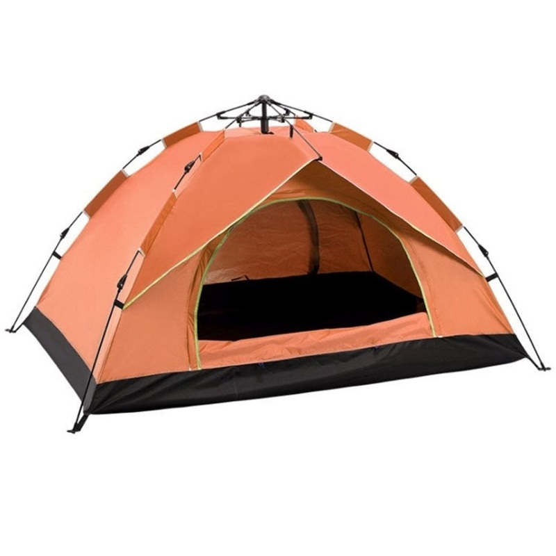 Outdoor Beach Camping Automatic Spring Tent For 2 People (Orange)