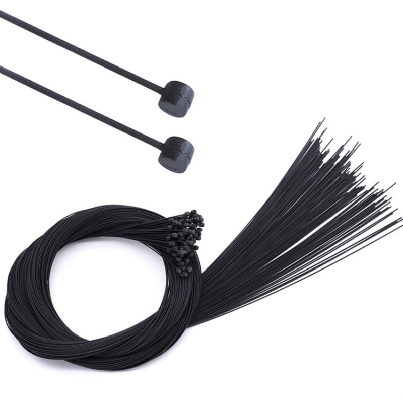 TRLREQ Mountain Road Bicycle Teflon Internal Line Balance Car Core, Specification: Mountain Bike Front Brake 1.1m(Black)