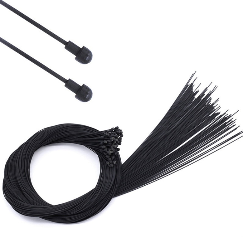 TRLREQ Mountain Road Bicycle Teflon Internal Line Balance Car Core, Specification: Road Bike Front Brake 1.1m(Black)